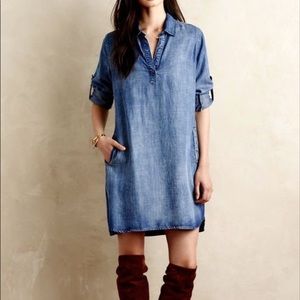 Anthropologie Cloth & Stone Tunic Dress XS M1